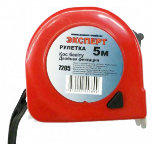 Рулетка  5м*16 мм ЭКСПЕРТ пластик. корпус, двойная фиксация