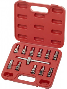 Набор головок для маслянных пробок AV Steel, 12предметов