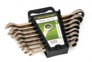 Набор кл. комб. трещоточных 8-19мм ДЕЛО ТЕХНИКИ 8шт. холдер