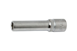 Головка  27мм 6-гранная удлиненная FORCE 1/2", дл.=77мм Головка  27мм 6-гранная удлиненная FORCE 1/2", дл.=77мм