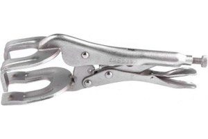 Зажим ручной двойной 225мм точечная фиксация СИБРТЕХ Зажим ручной двойной 225мм точечная фиксация СИБРТЕХ