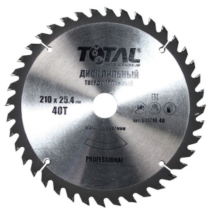 Диск (круг) пильный TT 210*25,4(40Т)