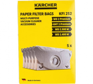 Фильтр-мешок для пылесоса SE 3001,5.100, KARCHER БУМАЖНЫЙ (5шт)