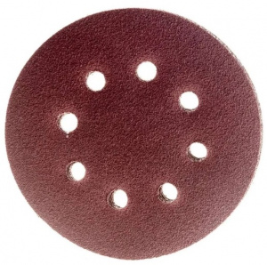 Круг абразивный на ворс. основе 125мм  P60 MATRIX перфорированный