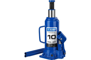 Домкрат 10,0 т ЗУБР "Профессионал", h=228-462 мм