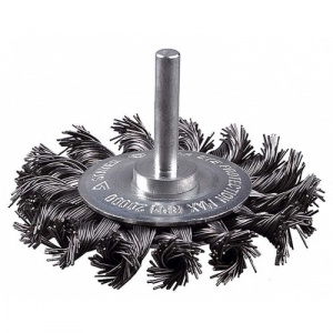Щетка-крацовка дисковая д/дрели 75 мм проволока
