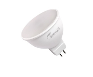 Лампа светодиодная LED MR16 GU5.3 7W 4000K Sirius