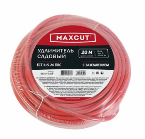 Удлинитель  садовый 20 м  ECT 315-20 ТТ ПВС (3x1,5) без заземления, IP44 в бухте