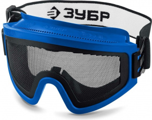 Очки защитные закрытого типа, металлическая мелкоячеистая сетка ЗУБР