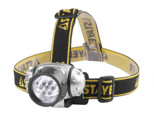 Фонарь налобный светодиодный STAYER "STANDART" 7 LED TOP Light, 3*ААА