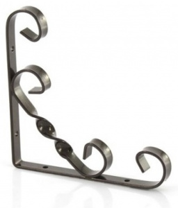 Кронштейн декоративный 100х100мм СИБРТЕХ, коричневый