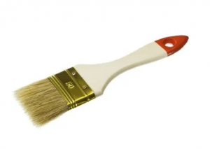 Кисть плоская  50мм Зубр "ОПТИМА-Универсал" дерев. ручка, натур. щетина