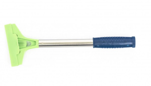 Скребок 100мм,фиксированное лезвие,металлич.обрезиненная ручка 250мм СИБРТЕХ