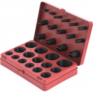 Набор резиновых уплотнительных прокладок, D 7 - 53 мм, 404 предмета Сибртех