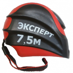 Рулетка  7,5м*25 мм ЭКСПЕРТ, пластик. корпус,двойная фиксация
