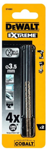 Сверло по металлу  3,5 мм КОБАЛЬТ DT4903 DEWALT (2шт/уп)