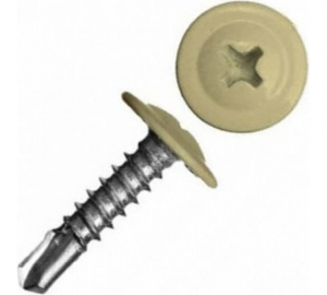 Пресс-шайба, бур 4,2* 19   (слоновая кость) RAL 1014