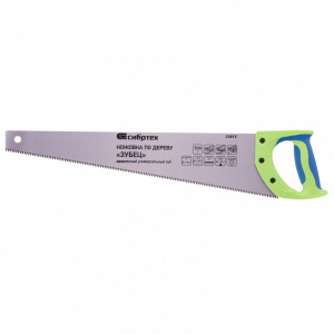 Ножовка по дереву 500мм "Зубец" кал. зуб, 3-гран. заточка, 2-х комп.ручка