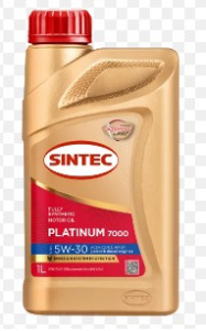 Масло моторное 1л. Sintec Platinum 7000 5W30 C3 API SP