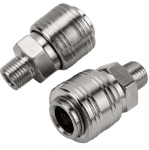 Переходник быстросъемный("мама") 3/8" Stels, 2шт