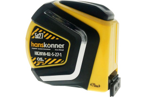 Рулетка  5м*27 мм HANSKONNER HK2010-02-5-27-1