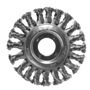 Щетка торцевая 100 мм кручен.пров.0,5мм ЗУБР