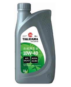 Масло моторное 1л. TAKAYAMA 10W40 SN/CF