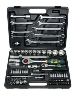 Набор инструмента FORCE  82 предмета 1/2", 1/4", 12гр. F-4821