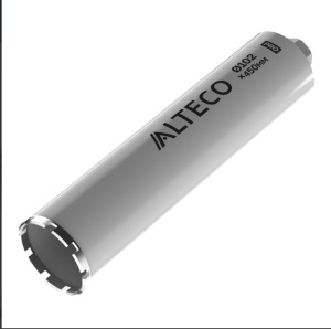 Коронка алмазная ALTECO Professional 102*450, мокрое сверление