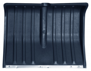 Лопата снеговая 500*380мм, пластм., оц. пл., без черен.