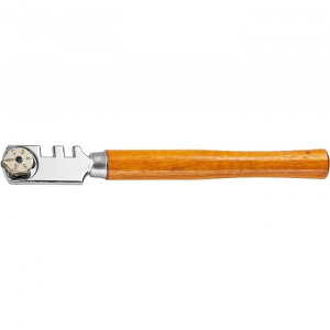 Стеклорез 6-роликовый с деревянной ручкой Sparta