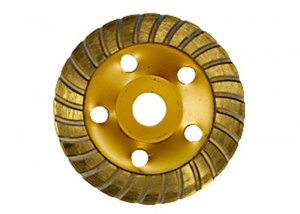 Чашка алмазная зачистная, 180 мм, Turbo, MATRIX.