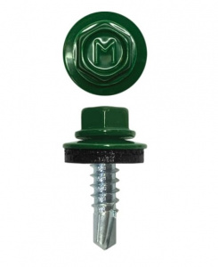 Кровельный саморез 5,5*25 (зеленая листва) RAL 6002 