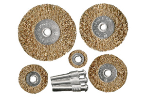 Набор щеток для дрели со шпил 5 шт. 25-38-50-63-75