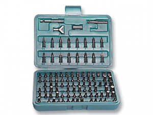 Набор бит, адаптеры, CrV, 100 предм., в пласт. боксе, SPARTA