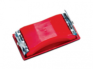 Брусок для шлифования, 160х85мм, пластиковый с зажимами "Matrix"