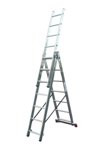 Лестница алюминиевая 3 секц.  7 ступ. KRAUSE CORDA