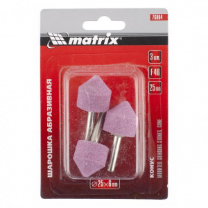 Шарошка абразивная,конус 25*25*6, F46 MATRIX 