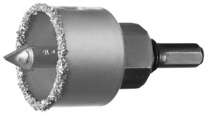 Коронка ЗУБР 38 мм с карбид-вольфрамовым нанесением