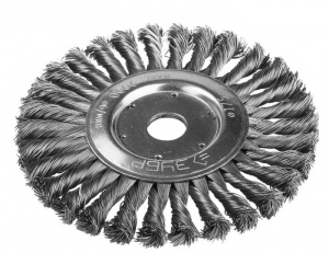 Щетка торцевая 175мм кручен.пров.0,5мм ЗУБР