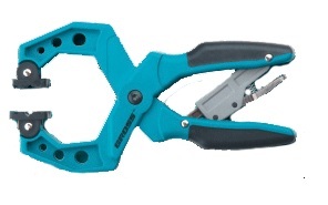 Струбцина  клещеобр. пластик. 4"/100мм GROSS