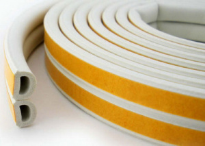 Уплотнитель резиновый MAWIPRO D9*7.5мм, белый, 100м