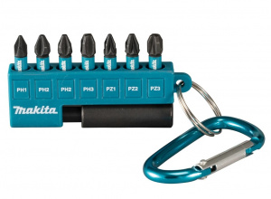 Набор бит,магнитный адаптер,25мм,8шт.MAKITA