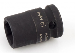 Головка  19мм ДЕЛО ТЕХНИКИ 6-гранная ударная 1/2