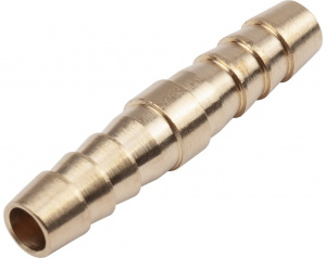 Разъем елочка  6мм-елочка  6мм,латунь AV Steel