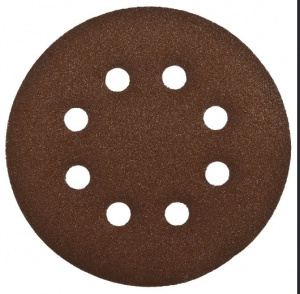 Круг абразивный на на велкро основе 125мм  P40 ЗУБР СТАНДАРТ перфорированный