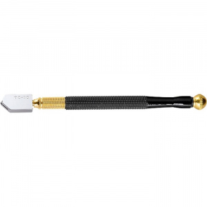 Стеклорез 1-роликовый с металлической ручкой, масляный, MATRIX