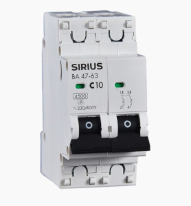 Автоматический выключатель ВА 47-63 2P 32А (С) 4,5кА Sirius