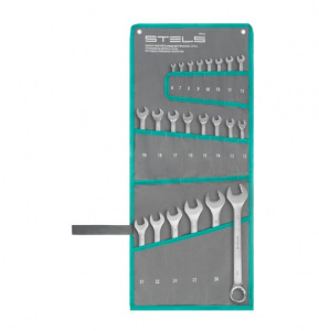 Набор кл. комб. 6-32мм STELS 22шт. матовый хром