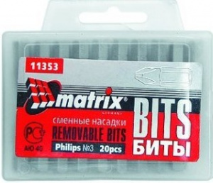 Бита PH №3, 25мм "MATRIX"